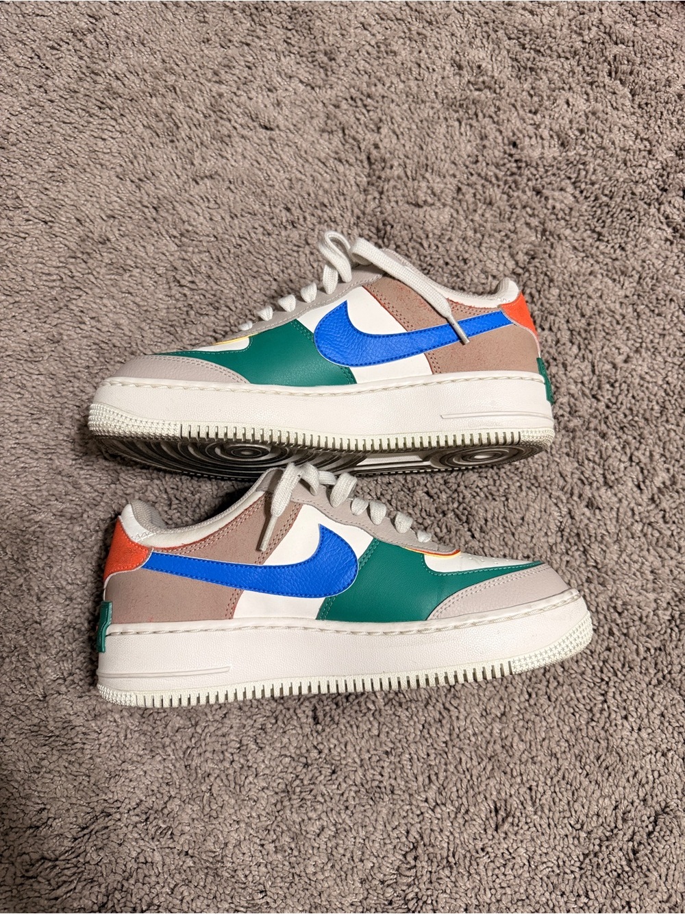 Nike Air Force 1 Shadow Multicolor Sneakers Women’s 9